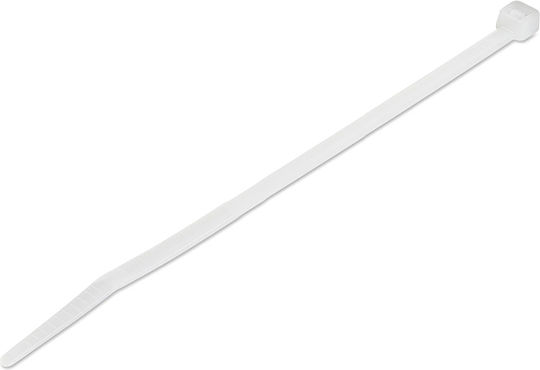 Powertech Δεματικά Καλωδίων Πλαστικά 300mmx3.6mm σε Λευκό χρώμα (100τμχ) (TIES-051)