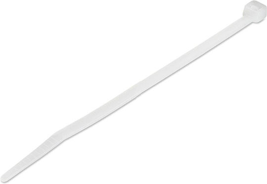 Powertech Cable Ties Plastic 150mm x 3.6mm in White Colour (100 pcs) (TIES-045)