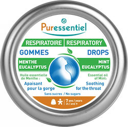 Puressentiel Respiratory Drops Καραμέλες για Παιδιά Ευκάλυπτος & Μέντα 45gr