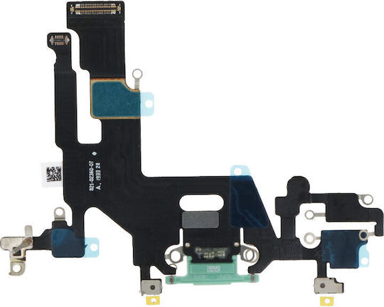 Flex Cable with Charging port in Green colour for iPhone 11