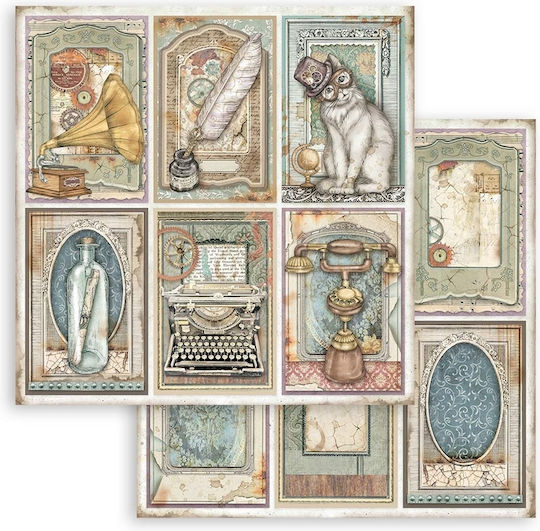 Stamperia Lady Vagabond Lifestyle Cards Лист Scrapbooking Двустранен Единичен 1бр