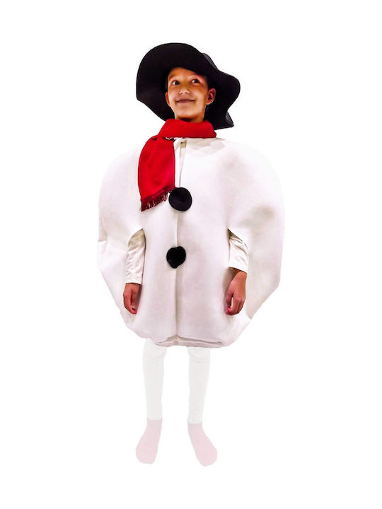 Kids Christmas Costume Snowman Without White Leggings