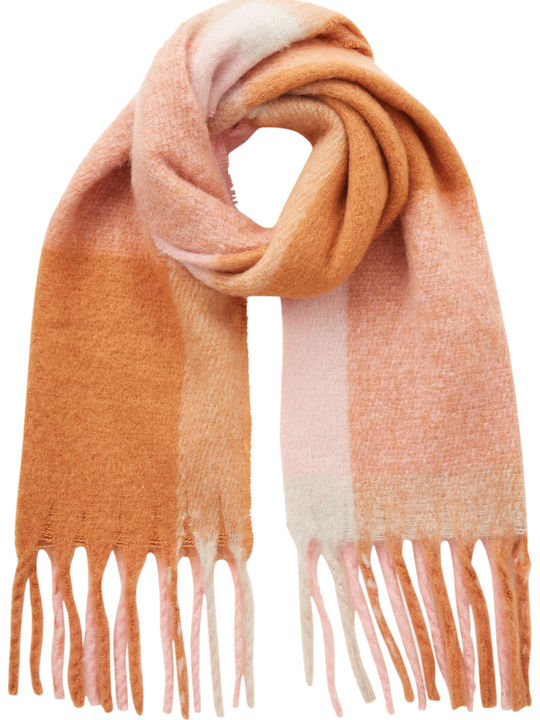 Frauen Wollschal Amber Pink Check