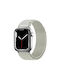 Techsuit Watchband W037 Armband Stoff Weiß (Apple Watch 38/40/41/42mm) KF2310834