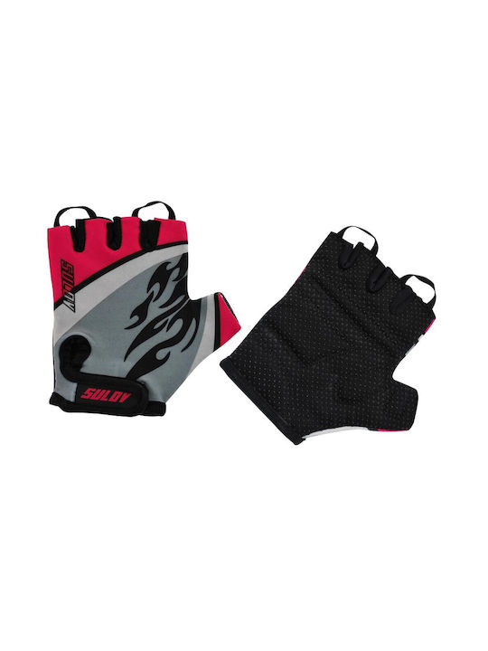 Sulov Kids cycling gloves L CYKLOR-JUN-L05-Pink