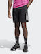 Adidas Club 3-Stripes Αθλητική Ανδρική Βερμούδα Μαύρη