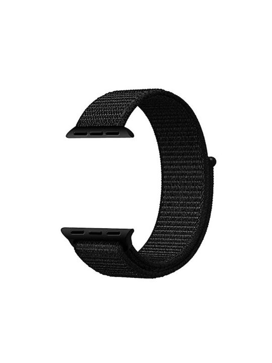 Ancus Λουράκι Υφασμάτινο Μαύρο (Apple Watch 38/40mm)