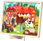 Wooden Kids Puzzle Farm Cottage for 3++ Years 48pcs MiDeer