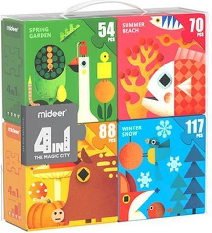 Kids Puzzle 4 Seasons for 3+ years+ Years 54pcs MiDeer