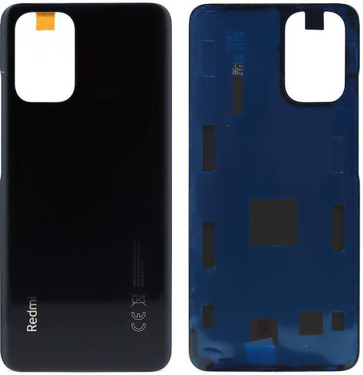 Replacement Back Cover Black for Redmi Note 10S
