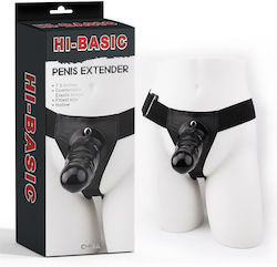 Chisa Novelties Harness με Dildo 19cm σε Μαύρο Χρώμα