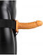 Shots Real Rock Hollow Harness με Dildo 18.5cm ...