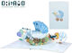 Little boy Greeting Card for Newborn 3D 18.5x14cm