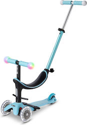 Micro Kids Scooter Mini2grow 3-Wheel with Seat for 12+ Months Light Blue