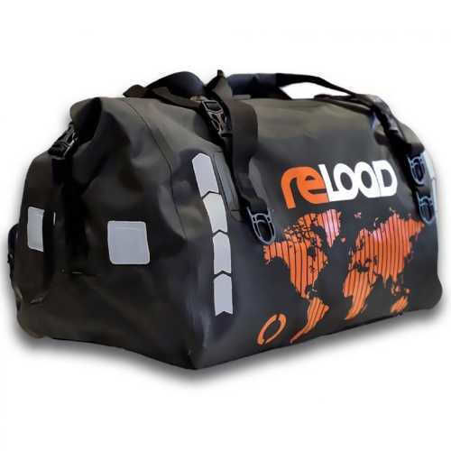 MotoRAID Reload Adventure Σάκος Ουράς Μοτοσυκλέτας Αδιάβροχος 45lt σε Πορτοκαλί Χρώμα