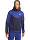Sportswear Tech Fleece Ζακέτα με Κουκούλα Navy Μπλε