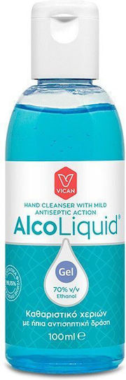 Vican Alcoliquid Dezinfectant Gel Pentru mâini 100ml Natural