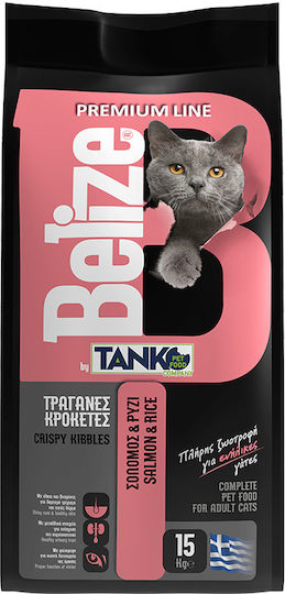 Tanko Belize Premium Line Trockenfutter für erwachsene Katzen mit Reis / Lachs 15kg