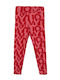 Kids Legging Long Red