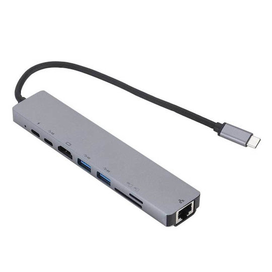 ATC USB-C Docking Station mit HDMI PD Ethernet Gray (06.005.0074)