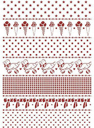 Stamperia Schablonen Designs Borders