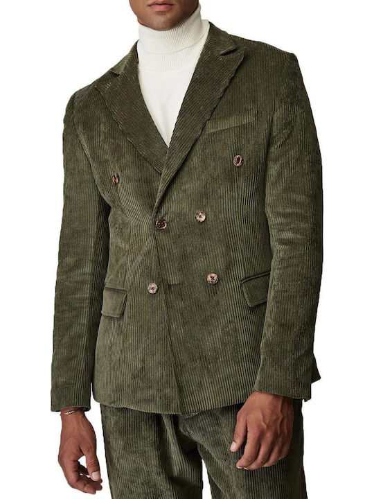 Stefan Fashion Ανδρικό Σακάκι Χακί