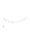 Lights LED 18.5m. White Battery in String 1pcs