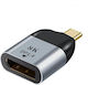 ATC Μετατροπέας USB-C male σε DisplayPort female Ασημί 1τμχ 06.005.0077