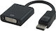 ATC Конвертор DisplayPort мъжки към DVI-I женски Черен 1бр 02.002.0005
