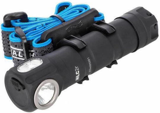 Walther Φακός Κεφαλής LED IPX6 με Μέγιστη Φωτεινότητα 1000lm HLC2r