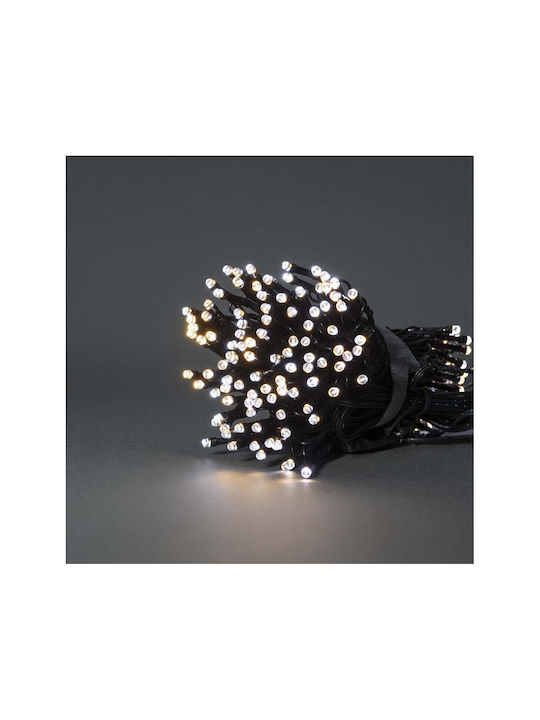100 Lights LED 15m. White in String 1pcs