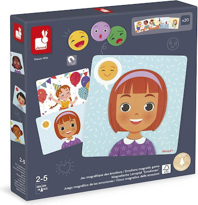 Janod Magnetic Construction Toy Emotions Kid 2++ years