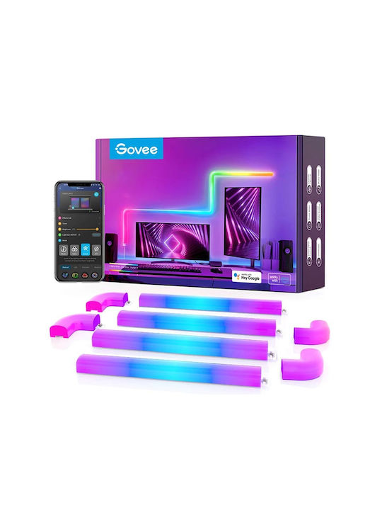 Govee WiFi Διακοσμητικό Φωτιστικό με Φωτισμό RGB Μπάρα LED Διάφανο