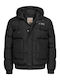 Dollagh Winter Jacke Puffer Schwarz