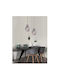 Universo Illuminazione Pendant Light Transparent with Socket E27 25x30cm