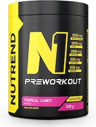 Nutrend N1 Supliment Pre Workout 510gr Dulciuri Tropicale