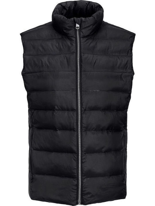 Jack & Jones Κοντό Γυναικείο Αμάνικο Puffer Μπο...