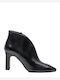 Leather Women's Ankle Boots Black