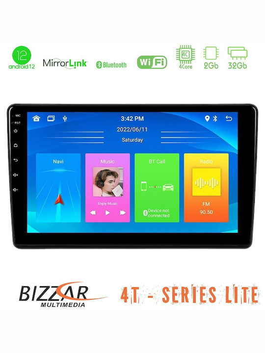 Bizzar Car Audio System for Peugeot Partner / Partner Tepee Citroen Berlingo 2008-2018 (Bluetooth/USB/WiFi/GPS/Apple-Carplay/Android-Auto) with Touch Screen 9"