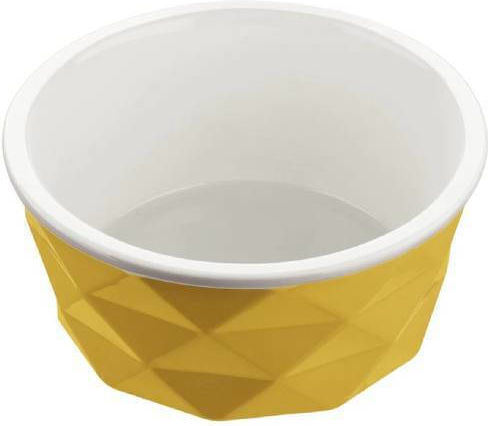 Hunter Eiby Ceramic Bowl Food & Water for Dog 550ml in Yellow Color