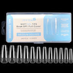 Transparent False Nail Square Tip Transparent 240pcs NLS-855406