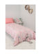 Biokarpet Naf Naf Hello 354 Pink Σετ Σεντόνια-σετ Σεντόνια