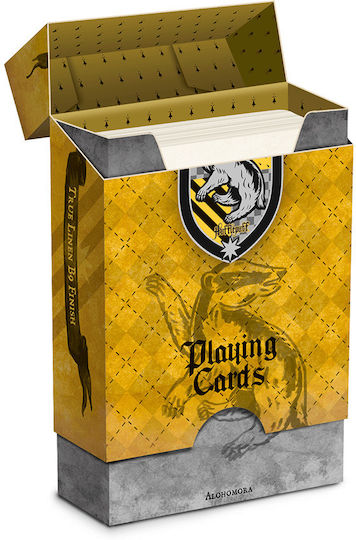 Cartamundi Hufflepuff Тесте Хари Потър Пластмасово покритие Жълта