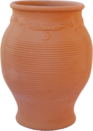Ceramart Jar Clay Brown 36x36x50cm.