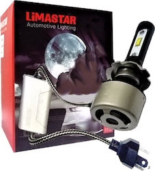 Limastar Λάμπα Μοτοσυκλέτας H4 LED 6000K Ψυχρό Λευκό 12V 38W 1τμχ