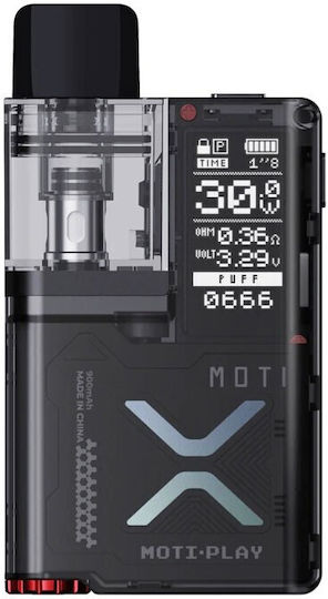MOTI Play Комплект капсули 2мл с Вградена Батерия 900mAh Alloy Black