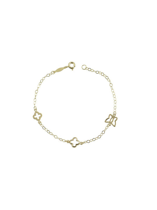 Children's gold bracelet 9K (BP000915)*