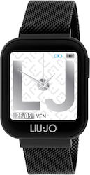 Liu Jo Classic Aluminium Smartwatch with Heart Rate Monitor (Black)
