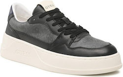 Guess Ciano Ανδρικά Flatforms Sneakers Μαύρα