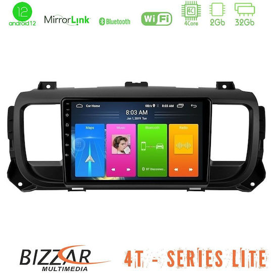 Bizzar Car Audio System for Peugeot Expert / Traveller Opel Vivaro Toyota Proace Citroen Jumpy Honda City 2016 (Bluetooth/USB/WiFi/GPS/Apple-Carplay/Android-Auto) with Screen 9"